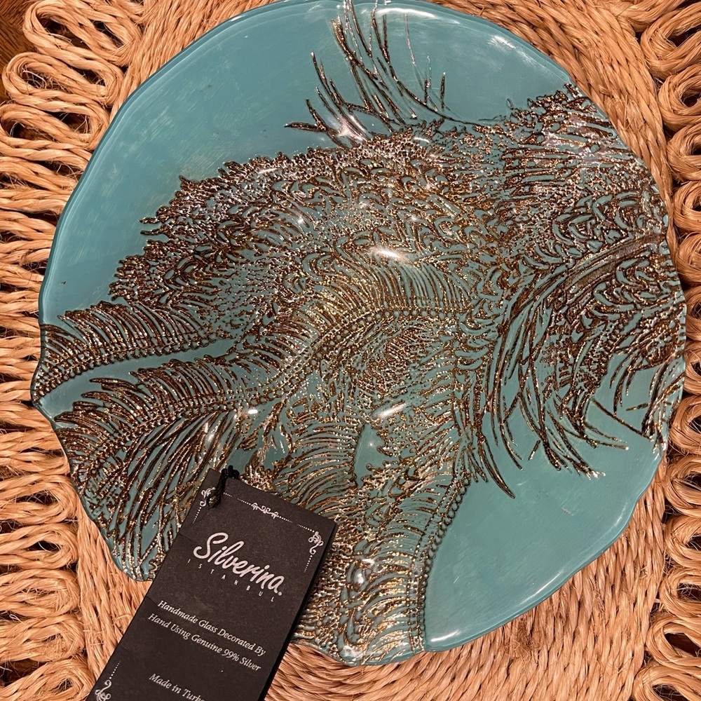 Beautiful Decorative Bowl - Silverina Instanbul - Handmade in Turkey